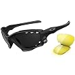 Oakley Jawbone Men's Asian Fit Sport Casual Wear Sunglasses - Matte Black/Black Iridium Vented, Yellow