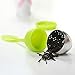 Zicome Silicone Tea Infuser with Drip Tray, Set of 2, Green