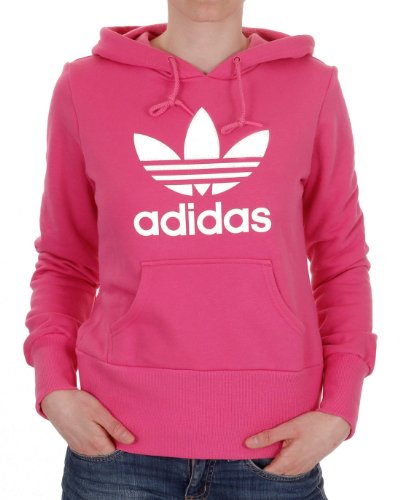Adidas Damen Hoodie Trefoil, bloom/running white, 40, V31582 Preisvergleich