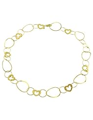 14 Karat Yellow Gold Heart Contempo Necklace (18 Inch)