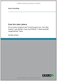 Zum Sinn Des Lebens: Ein kritscher Vergleich der Einstellungen zum "Sinn des Lebens" von Alfred J. Ayer und William T. Stace anhand ausgewählter Texte