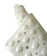 21" Non-Slip Square Shower Mat - White