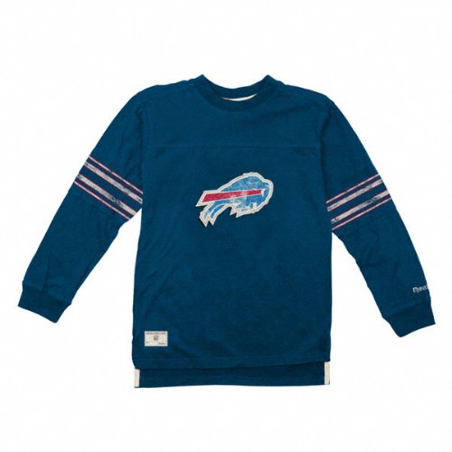 Buffalo Bills Youth Vintage Jersey Crewneck Long Sleeve T-Shirt