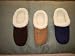 Charter Club Scuff Slippers, Womens size 7, Color: Cadet Navy Blue