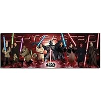 Star Wars Movie (Group, Lightsabers, Door) Poster Print - 21x62
