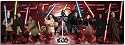 Star Wars (Group, Lightsabers, Door) Movie Poster Print - 21" X 62"