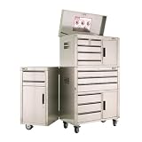 Garage Toys Brushed Stainless Steel Toolbox- 36