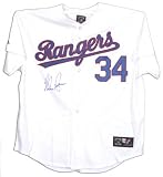 Nolan Ryan Texas Rangers Autographed Majestic CC Jersey