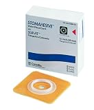 SUR-FIT Natura Stomahesive Flexible Skin Barrier SQB125263 (Box) Barrier 4 x 4 Flange 1 1/2 : Tan