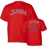 Vladimir Guerrero #27 Los Angeles Angels of Anaheim Name and Number Adult T-Shirt