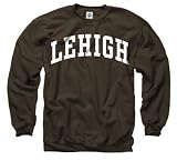 Lehigh Mountain Hawks Brown Arch Crewneck Sweatshirt
