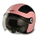 VCAN Milano Pink Small European Styled Scooter Helmet