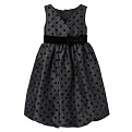 Girls' Cherokee&reg; Dot Bubble Dress - Black