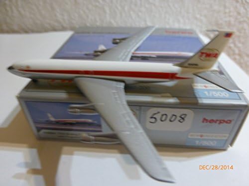 AIRCRAFT MODEL. 5008 T W A BOEING B-707-331