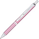 Pentel EnerGel Alloy RT Premium Liquid Gel Pen, 0.7mm, Pink Barrel, Black Ink, 1 Pack (BL407PBPA)