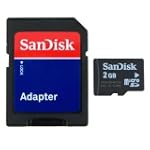 Sandisk 2GB microSD Memory Card with SD Adapter for Blackberry Curve 8300 8310 8320 8330 8520 8530 8350i 8900