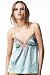  : Princesse Tam Tam Satin and Silk Petula Mint Blue Camisole and Bronze Patina Boxer Shorts