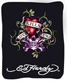 Produkt-Bild: ED HARDY 73621 Reisedecke "Love kills slowly"