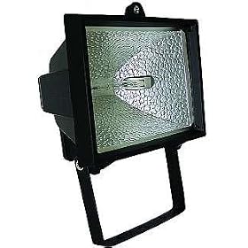 Byron HL120 120W Halogen Floodlight - Black