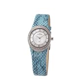Skagen Denmark Womens Watch Blue Leather and Glitz #566XSSLI8