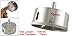 Silver Tone Glass Cutting Diamond Hole Saw Tool 70mm