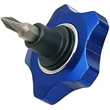 AMPRO T19086 1/4-Inch Drive Finger Ratchet and Bit Driver Aluminum