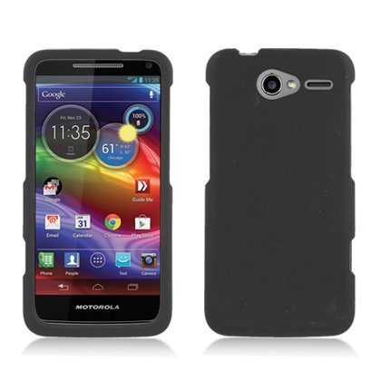 Aimo Wireless MOTXT901PCLP001 Rubber Essentials Slim and Durable Rubberized Case for Motorola Electrify M XT901 - Retail Packaging - Black