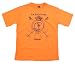 US Polo Assn Big Boys Orange & Navy Blue MDCCCXC T-Shirt (10/12)