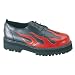 STREET-509, BLK W/RED FLAME SHOE