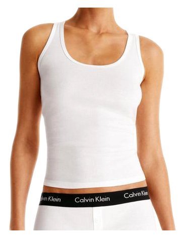 Calvin Klein Women's 365 2x2 Rib Racer Back Tank #1206