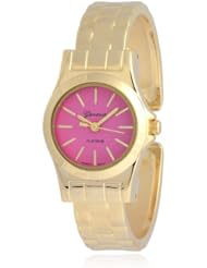 Brinley Co. Womens Stainless Steel Cuff Watch