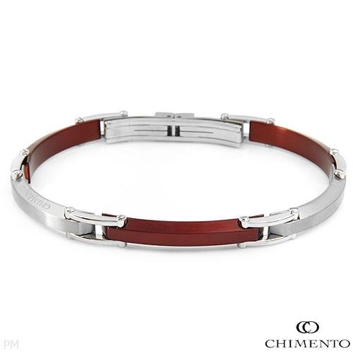 CHIMENTO Uomo Titanium Men's Bracelet. Length 8 in. Total Item weight 19.0 g.
