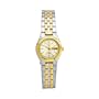 Seiko Women's SYM798 Two Tone Stainless Steel Analog with Gold Dial Watch