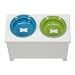 Castlemere 12-Inch High Elevated Pet Feeder with Storage