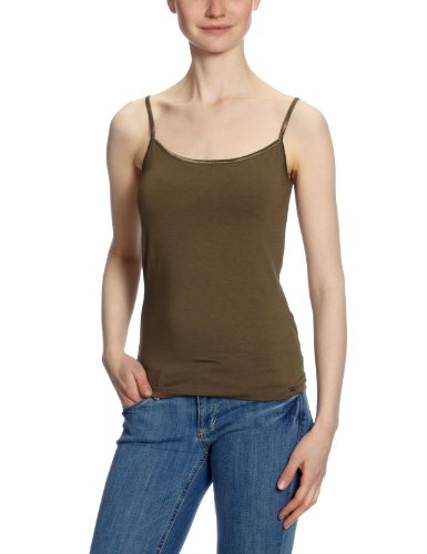 ESPRIT Collection Damen Top B79765, Gr. 38 (M), Gr&uuml;n (moos green 310) Preisvergleich