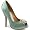Badgley Mischka Women's Lissa Open-Toe Pump,Seafoam,7 M US