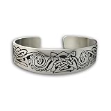 Sterling Silver Horse Power Celtic Bracelet. Made in USA