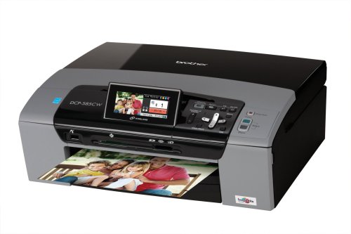 Brother DCP-585CW Color Inkjet All-in-One Photo Printer with Wireless Networking