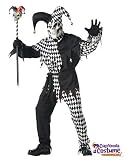 Evil Jester Adult Monster Evil Clown Costume