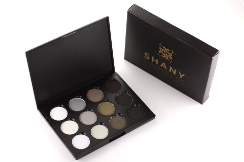 The SHANY Smokey Eyes Palette (Set of 12 Colors) is a valuable collection for creating smoldering, smokey eyes. Individually hand-assembled, the one-inch round eye shadow pans are neatly packaged in a slender compact that's small enough to carry in your purse or gym bag.