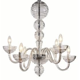 Waterford Crystal Cosmic Chandelier 6 Arm - Clear by