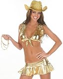 The Gold Rider - Women's Cowgirl Sexy Halloween Costumes