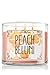 1 X Bath & Body Works 3 Wick Candle 14.5 Oz White Barn Peach Bellini