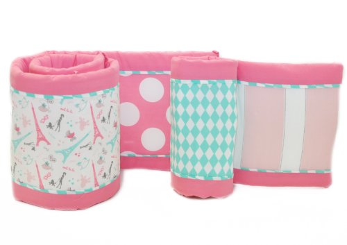Pam Grace Creations Crib Bumper, Paris