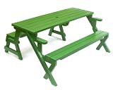Kid's Foldable Bench/Table - Green