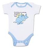 Trend Lab Dr. Seuss Bodysuit, Horton, White, 6-9 Months