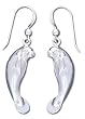 Solid Sterling Silver Manatee Nautical Earrings