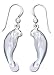 Solid Sterling Silver Manatee Nautical Earrings