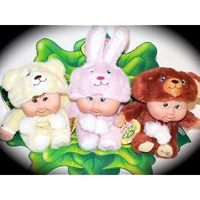 25th Anniversary Cabbage Patch Kids SNUGGLIES Baby Set by