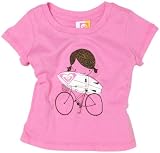 Roxy Teenie Wahine Checkin It Out Tee Shirt, Fuchsia, 6-9 Months